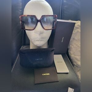 Tom Ford Women's Gradient Brown Sunglasses